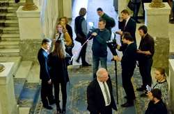 Журналісти у кулуарах Верховної Ради
