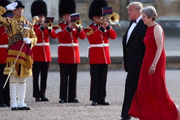 Трамп прибув з візитом до Великобританії