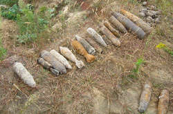 У лісі на околиці Києва знайшли 22 снаряди