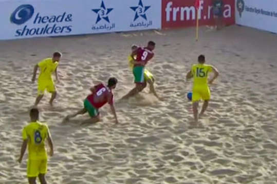 Збірна України з пляжного футболу поступилася у стартовому матчі турніру у Марокко