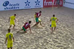 Збірна України з пляжного футболу поступилася у стартовому матчі турніру у Марокко