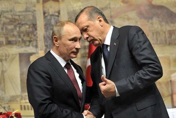 Путін та Ердоган обговорили ситуацію в Сирії