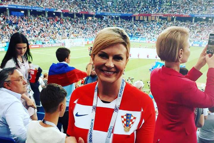 Президент Хорватії російською подякувала Росії за чемпіонат