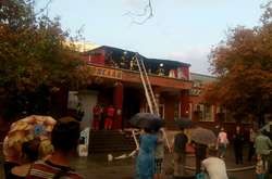 Пожежа сталася на другому поверсі адмінбудівлі