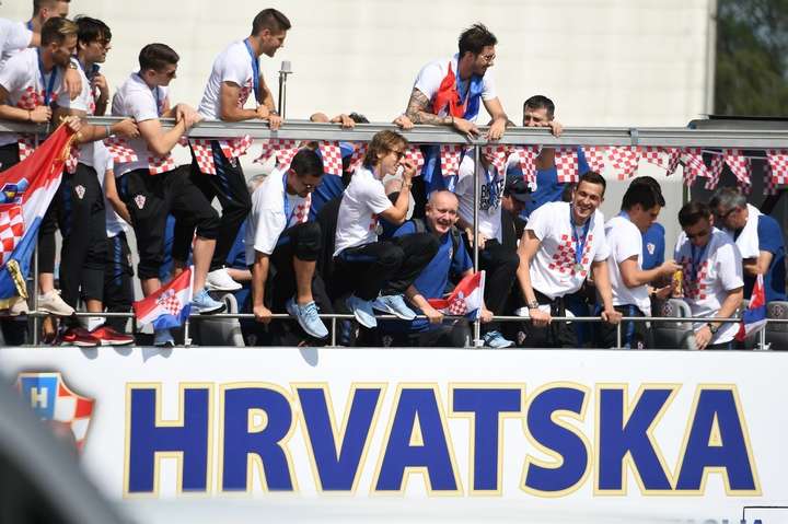 Як збірну Хорватії зустрічали після Чемпіонату світу-2018 (фото, відео)