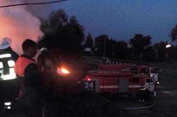 У Кривому Розі вночі згоріло літнє кафе