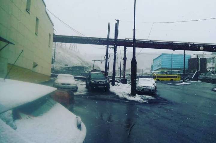 В России выпал снег (фото, видео)