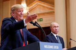 Дональд Трамп на зустрічі з Путіним у Гельсінкі 