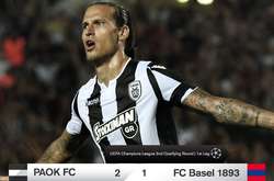 Ліга чемпіонів. ПАОК обіграв «Базель» без допомоги Шахова та Хачеріді