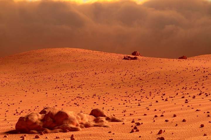 Вчені знайшли на Марсі озеро з рідкою водою