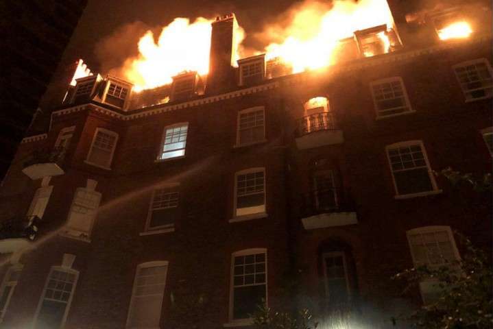 У Лондоні загорівся п'ятиповерховий будинок