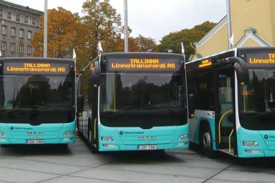 Эстония ввела бесплатный проезд на автобусах почти во всех регионах