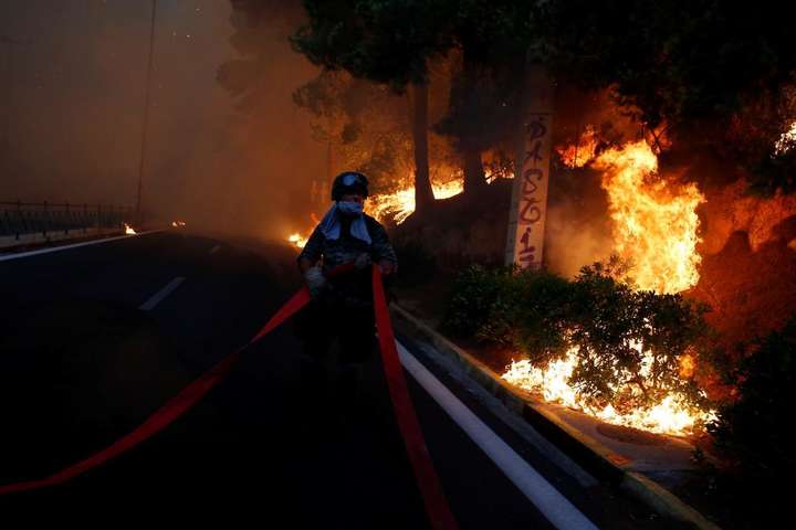 Причиною масштабних пожеж в Греції міг стати підпал