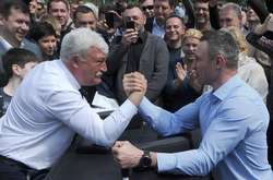 Столичний забудовник В'ячеслав Непоп і мер Києва Віталій Кличко