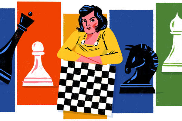 Сайт Google посвятил свою главную страницу украинской шахматистке