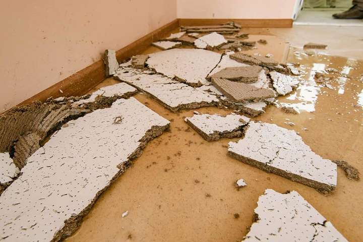Дощ у Краматорську змив ремонт школи за 11 мільйонів