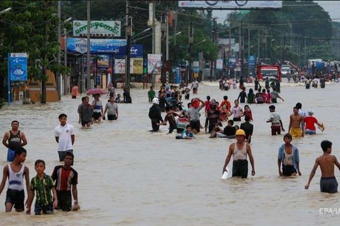 У М'янмі через повені евакуювали понад 50 тисяч людей