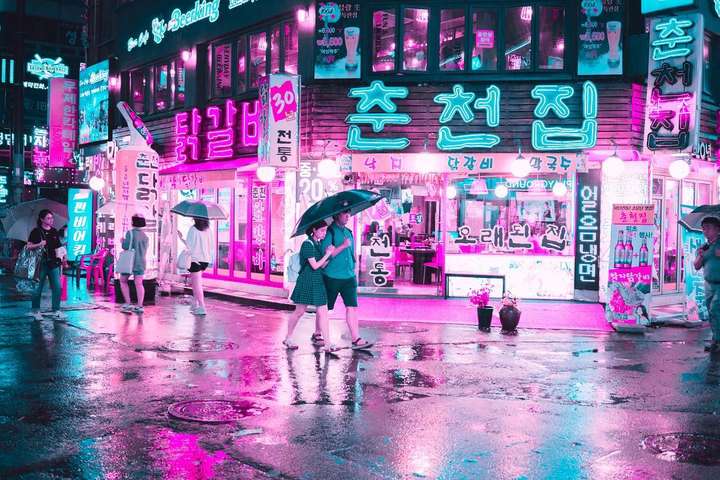 Неоновый Сеул. Фантастические уличные фото столицы Южной Кореи