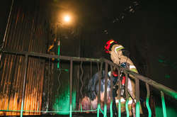 Обшивка дверей кількох квартир повністю обгоріла