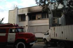 Ліквідація пожежі у ресторані в місті Славутич