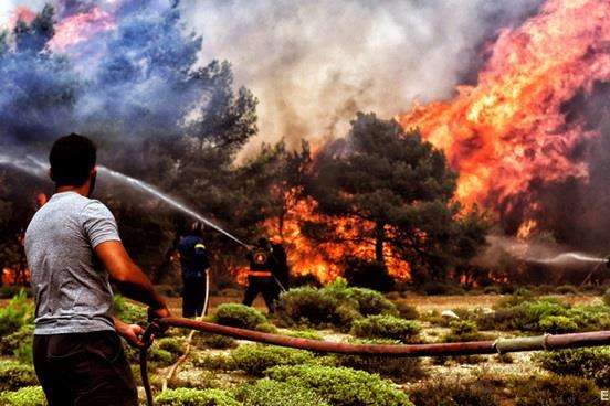 Поліція у Греції затримала підозрюваного у підпалах лісу