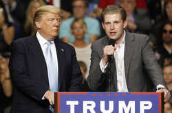 Дональд Трамп с сыном Эриком Трампом