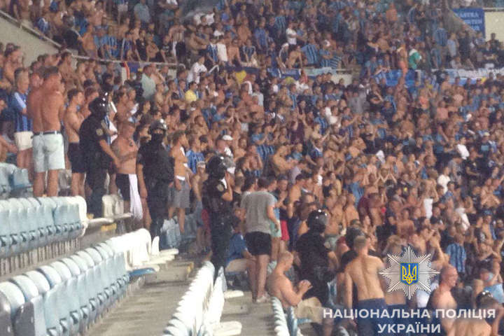 Після матчу «Маріуполь» - «Юргорден» в Одесі відбулася сутичка між фанатами команд