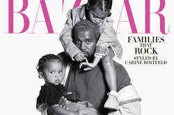 Канье Уэст с детьми