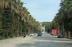 Бульвар у місті Кучова