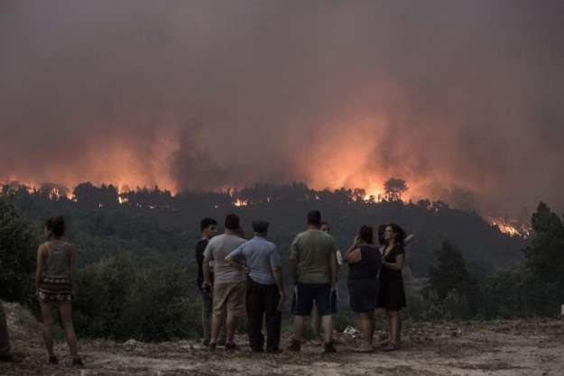 Курорти Португалії охопили пожежі: є постраждалі