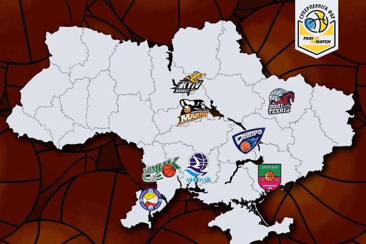 В Суперлізі України з баскетболу виступатиме вісім клубів