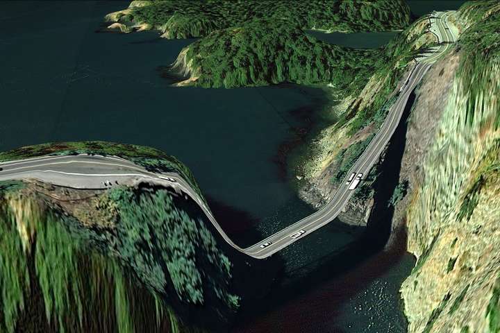 Искаженная реальность на открытках с Google Earth вдохновила художника на яркий проект (фото)