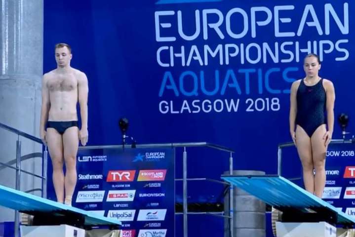 Українці Кесар і Оліферчік виграли бронзу на чемпіонаті Європи-2018 зі стрибків у воду