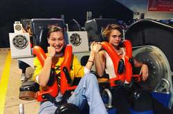  Кара Делевинь и Белла Хадид