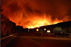 Лісові пожежі у Каліфорнії