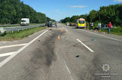 В ДТП на Полтавщині загинула жінка, травмовані двоє дітей