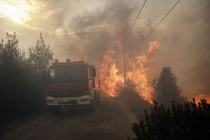 В Греции число погибших из-за лесных пожаров достигло 95-ти