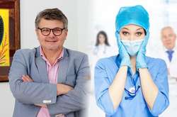 Олег Пинчук и медработник