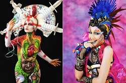 Завораживающий бодиарт: Опубликованы невероятные рисунки на телах моделей World Bodypainting Festival 2018 