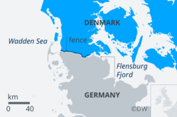 Дания построит забор вдоль границы с Германией