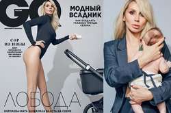 Лобода впервые снялась для глянца с маленькой Тильдой