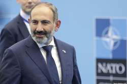  Премьер-министр Армении Никол Пашинян в штаб-квартире НАТО в Брюсселе, 11 июля 