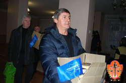 Сергій Осьмінін під час агітації за Віктора Януковича