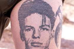 Необычные татуировки, которые «нарисованы» при помощи тысяч мелких символов