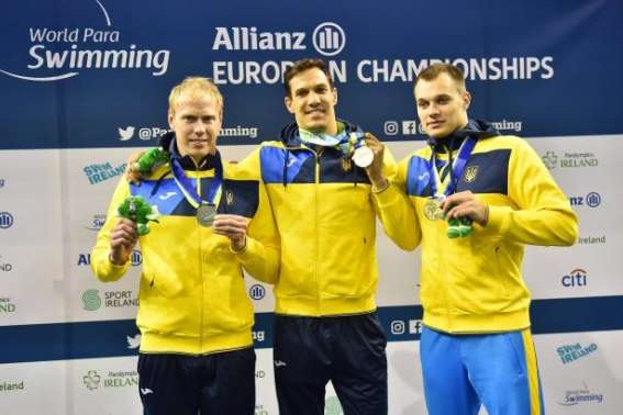 Українська паралімпійська збірна з плавання тріумфувала на чемпіонаті Європи в Дубліні