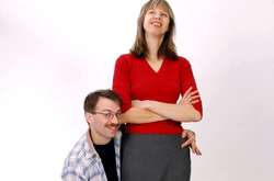 Сімейна пара з рекордною різницею у зрості