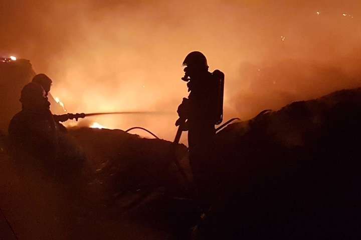 Вогнеборці загасили пожежу на складі «Нової пошти» на Закарпатті