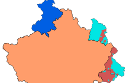 Косово, Північне Косово і прикордонні райони Сербії, де албанці складають значну частину населення: — Прешево:> 90 % — Буяновац: 55 % — Медвежа: 26 %