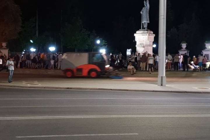 У столиці Молдови проходить нічний антиурядовий протест