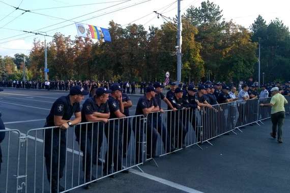 Поліція у Кишиневі розігнала антиурядову акцію протесту